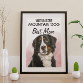 Bernese Mountain Dog Best Mom ポスター