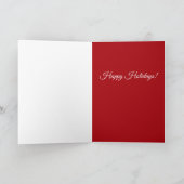 Bernese Mountain Dog Christmas  カード (内部)