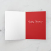 Bernese Mountain Dog Christmas  カード (内部)