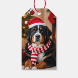 Bernese Mountain Dog Christmas  ギフトタグ