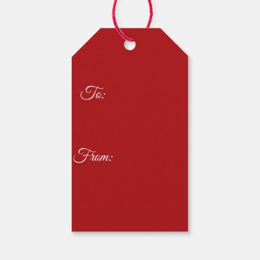 Bernese Mountain Dog Christmas  ギフトタグ (裏面)