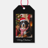 Bernese Mountain Dog Christmas  ギフトタグ (正面)