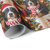 Bernese Mountain Dog Christmas  ラッピングペーパー (ロールコーナー)