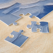 Bernese Mountain Dog Christmas Boat Holiday ジグソーパズル (側面)