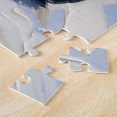 Bernese Mountain Dog Delivering Valentine's Cookie ジグソーパズル (側面)