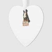 Bernese Mountain Dog Gentle Giant. オーナメント (正面)