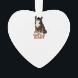 Bernese Mountain Dog Gentle Giant. オーナメント<br><div class="desc">Bernese Mountain Dog Gentle Giant.</div>