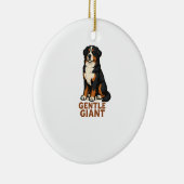 Bernese Mountain Dog Gentle Giant. セラミックオーナメント (右)