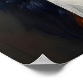 Bernese Mountain Dog In Chefs Hat Poster, Pet ポスター (角)