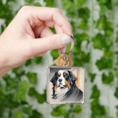 Bernese Mountain Dog Key Chain キーホルダー (手)