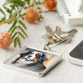 Bernese Mountain Dog Key Chain キーホルダー (側面)