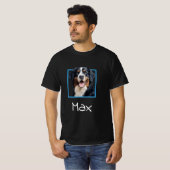  Bernese Mountain Dog Male Face with Name T-Shirt Tシャツ (正面フル)