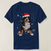 Bernese Mountain Dog Merry Christmas Winter Snow G Tシャツ (デザイン正面)