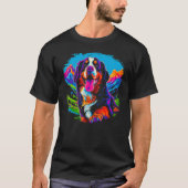 Bernese Mountain Dog Mountain Tシャツ (正面)