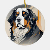 Bernese Mountain Dog Ornament セラミックオーナメント (正面)