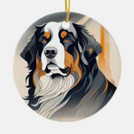 Bernese Mountain Dog Ornament セラミックオーナメント