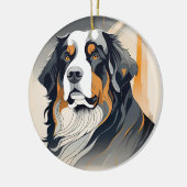 Bernese Mountain Dog Ornament セラミックオーナメント (左)