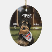 Bernese Mountain Dog Photo Ornament セラミックオーナメント (右)