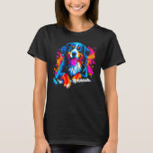 Bernese Mountain Dog Piano Tシャツ (正面)