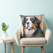 Bernese Mountain Dog Pillow クッション (椅子)