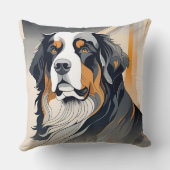 Bernese Mountain Dog Pillow クッション (裏面)
