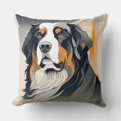 Bernese Mountain Dog Pillow クッション (正面)