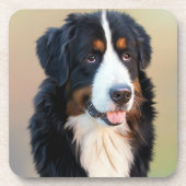 Bernese Mountain Dog Portrait コースター (正面)