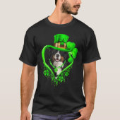Bernese Mountain Dog St Patricks Day Lover Irish S Tシャツ (正面)