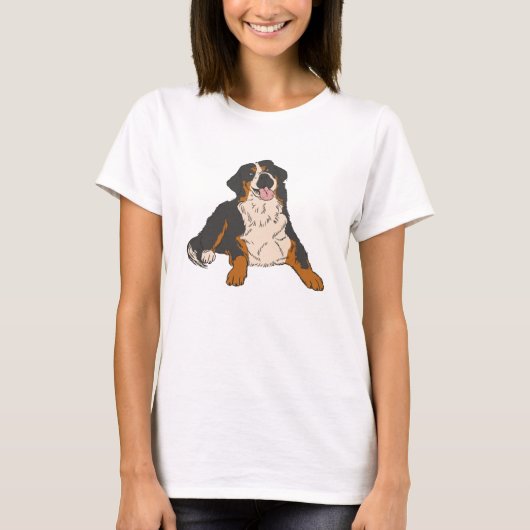 Bernese Mountain Dog  Tシャツ (正面)