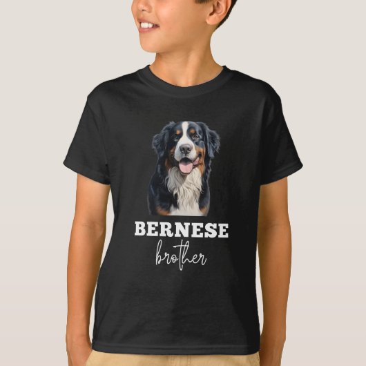 Bernese Mountain Dog T-Shirt for Boys Tシャツ (正面)