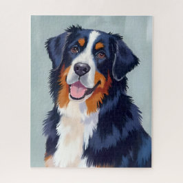 Bernese Mountain Dog | Watercolor Pet ジグソーパズル