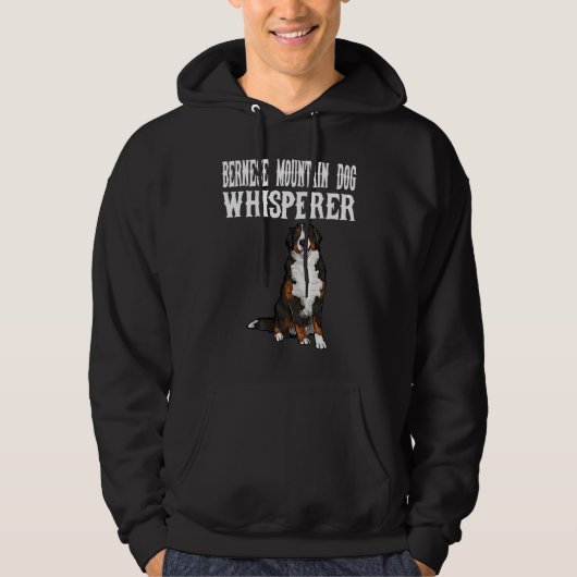 Bernese Mountain Dog Wisperer  Dog パーカ (正面)