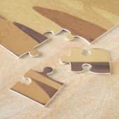 Bernese Mountain Dogs Christmas Snow Holiday ジグソーパズル (側面)