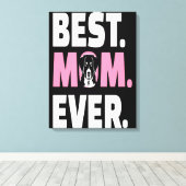 Bernese Mountain | Funny dog gifts for Mom キャンバスプリント (インサイチュ (ウッドフロア))