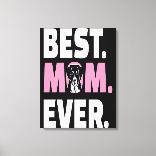 Bernese Mountain | Funny dog gifts for Mom キャンバスプリント (正面)