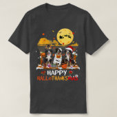 Bernese Mountain Happy Hallothanksmas Halloween Th Tシャツ (デザイン正面)