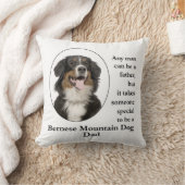 Bernese Mt.犬のパパ クッション (ブランケット)