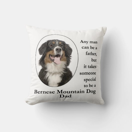 Bernese Mt.犬のパパ クッション (正面)