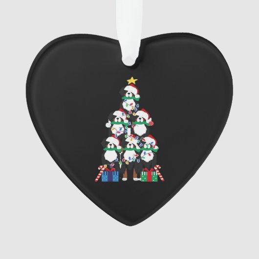 Bernese Mt Dog Puppy Christmas Tree Classic T-Shir オーナメント (正面)