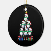 Bernese Mt Dog Puppy Christmas Tree Classic T-Shir セラミックオーナメント (左)
