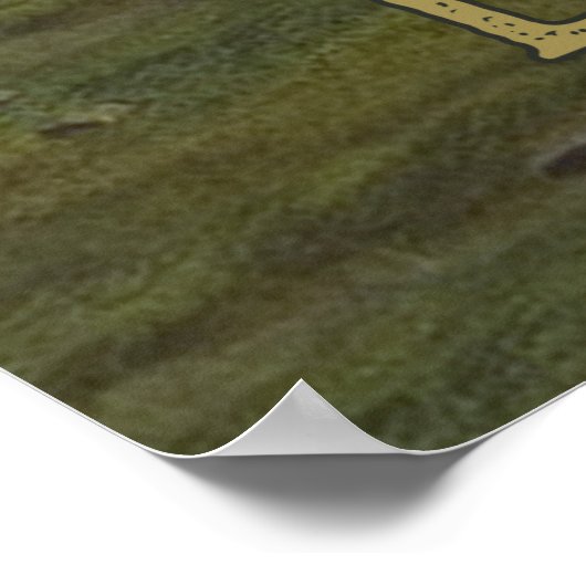 Bernese Oberland，スイス，風景 ポスター (角)