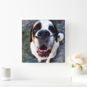 Bernhadiner  スクエア壁時計 (ホーム)