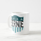 BERNIEの星とストライプ コーヒーマグカップ (正面左)