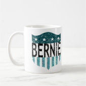 BERNIEの星とストライプ コーヒーマグカップ (左)