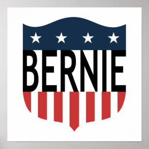 BERNIEの星とストライプ ポスター