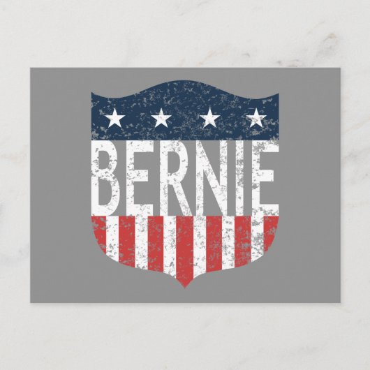 BERNIEの星とストライプ ポストカード (正面)