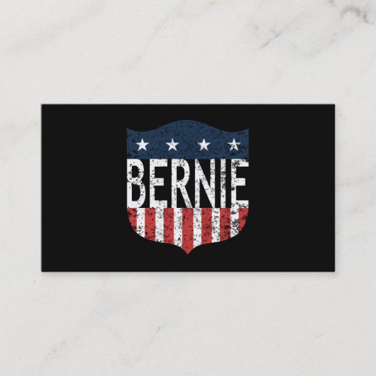 BERNIEの星とストライプ 名刺 (正面)