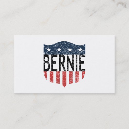 BERNIEの星とストライプ 名刺 (正面)