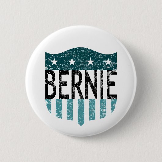 BERNIEの星とストライプ 缶バッジ (正面)