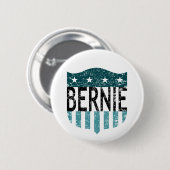BERNIEの星とストライプ 缶バッジ (正面&裏面)